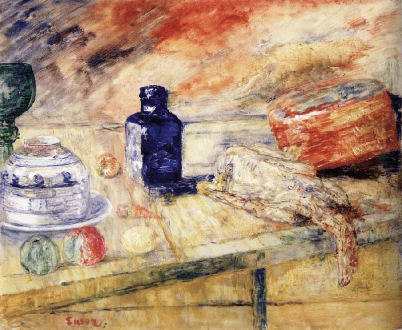 The Blue Flacon, James Ensor